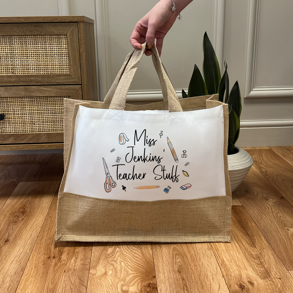 
                      
                        Personalised Teacher Stuff Bag
                      
                    