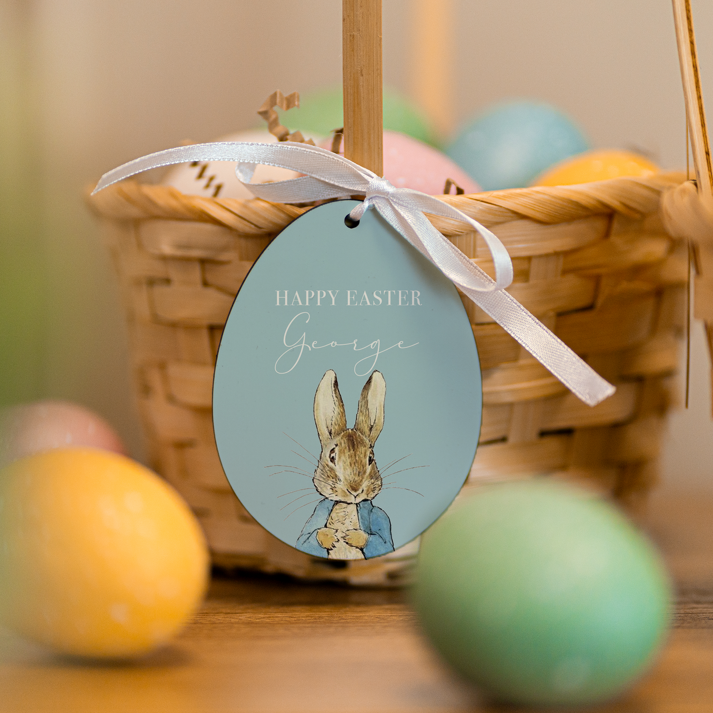 Personalised Easter Basket Tags