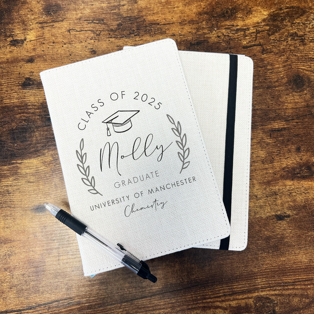 Personalised Graduation Notebook