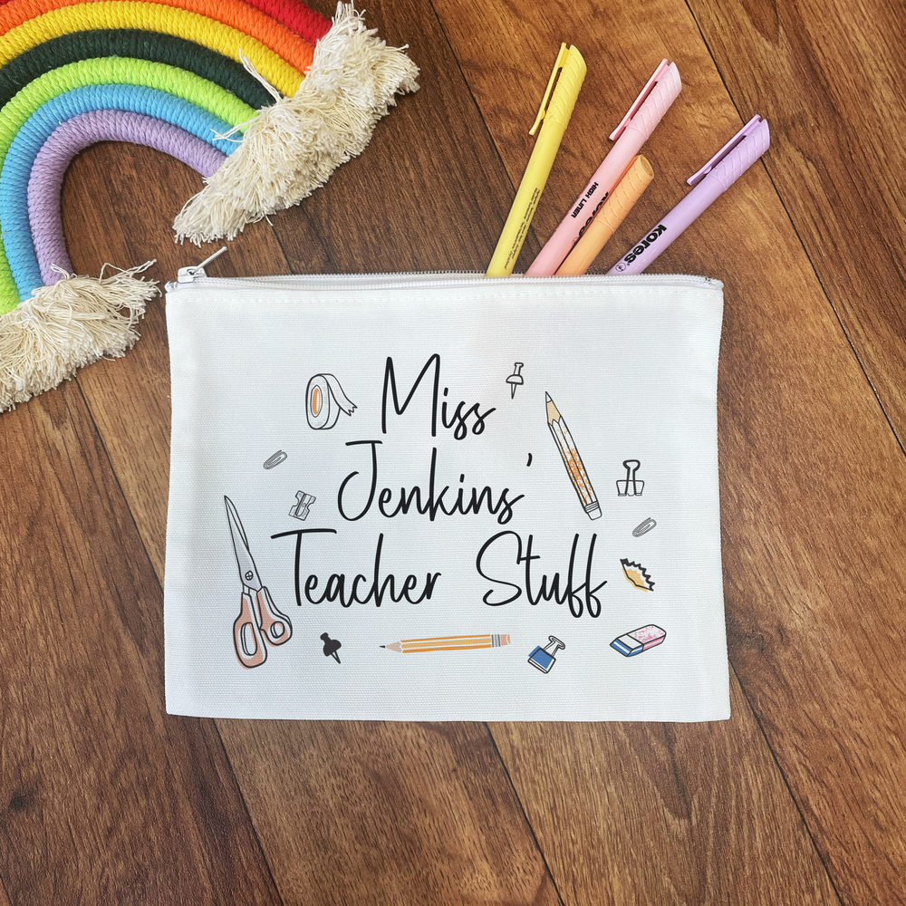 Personalised Teacher Pencil Case