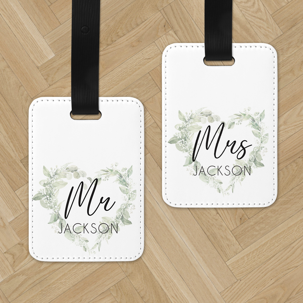 
                      
                        Personalised Mr & Mrs Wedding Passport Covers & Luggage Tag Set
                      
                    