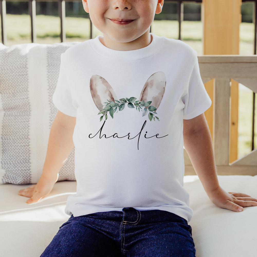 Personalised Easter Bunny Ears T-Shirt