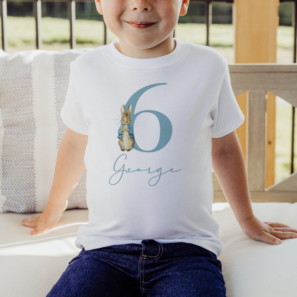 
                      
                        Personalised Bunny Birthday T-Shirt & Sleepsuit
                      
                    