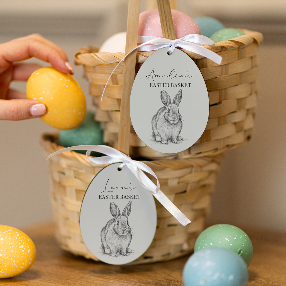 Personalised Easter Basket Tags