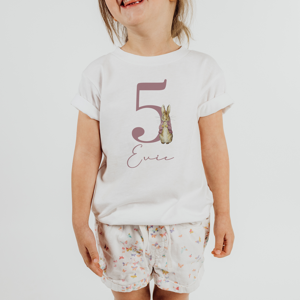 
                  
                    Personalised Bunny Birthday T-Shirt & Sleepsuit
                  
                