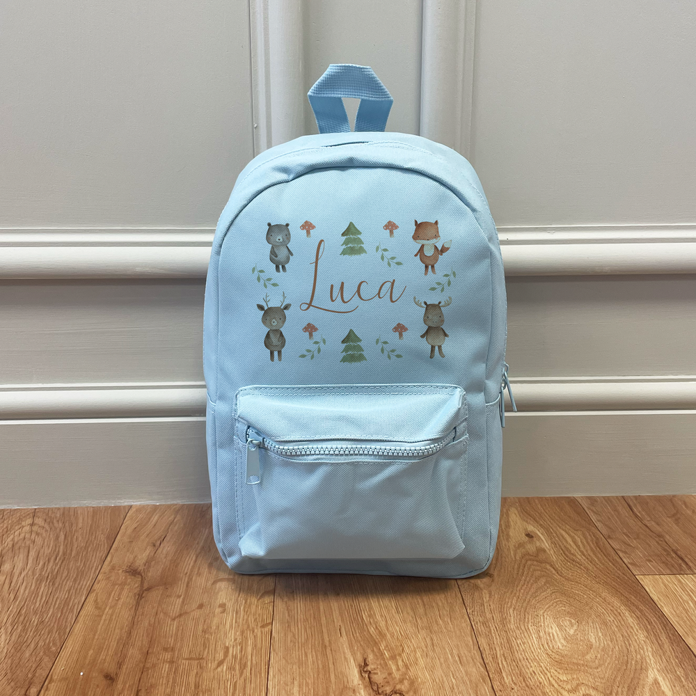 Personalised Woodland Backpack