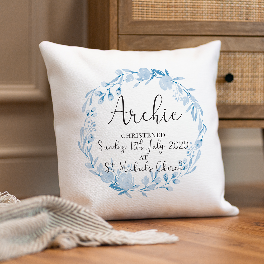 
                      
                        Personalised Christening & Baptism Cushion
                      
                    