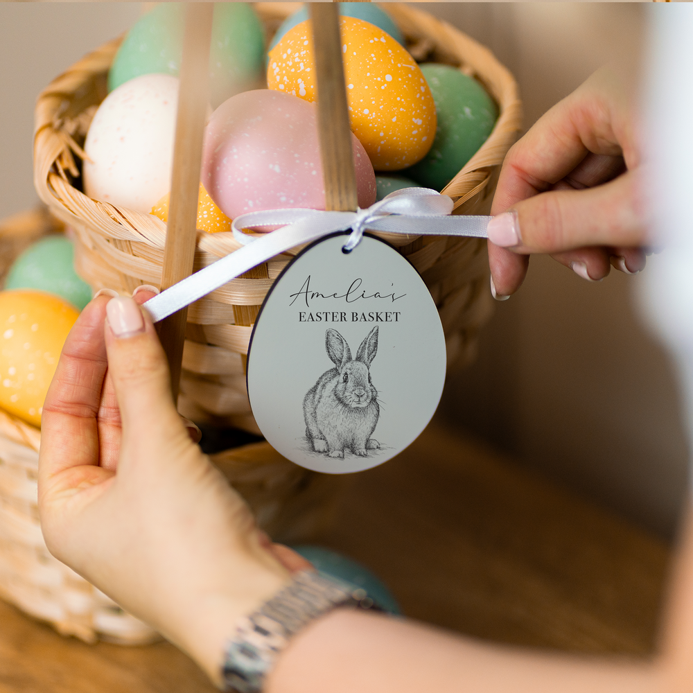 Personalised Easter Basket Tags