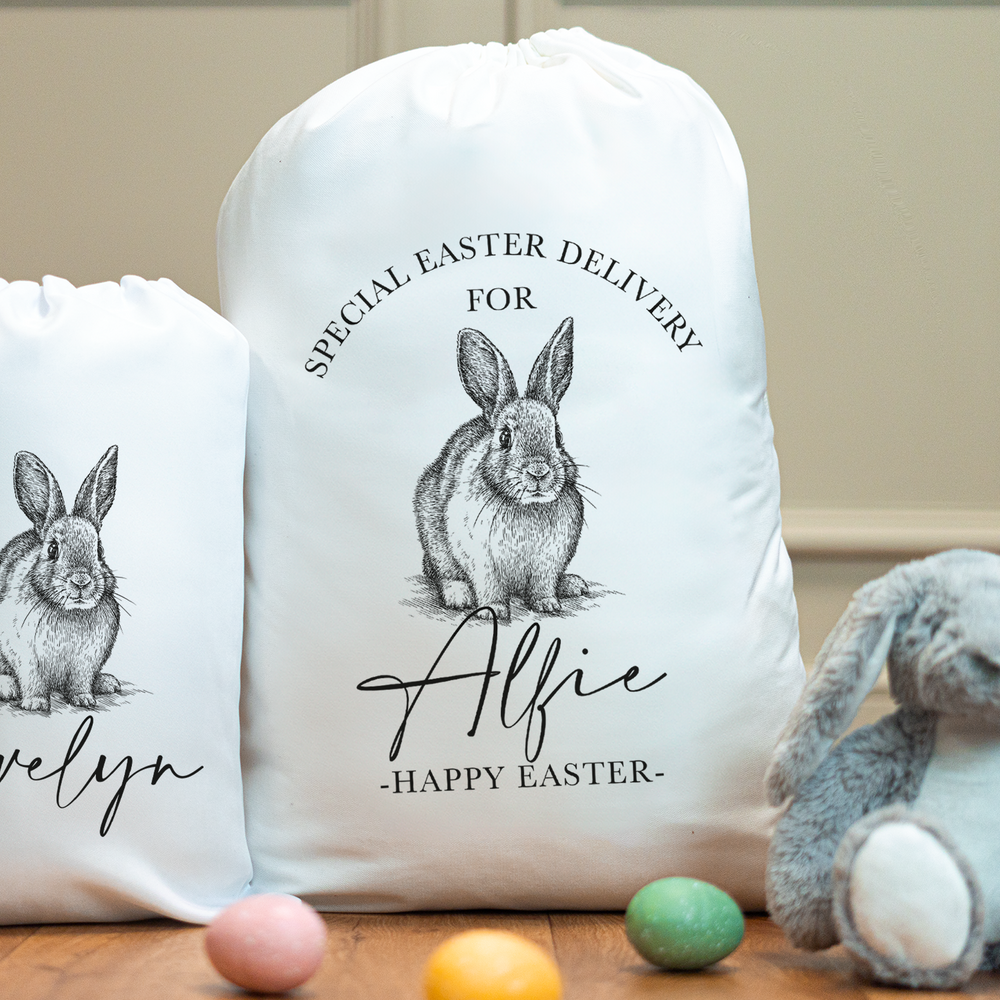 
                      
                        Personalised Vintage Bunny Easter Sacks
                      
                    