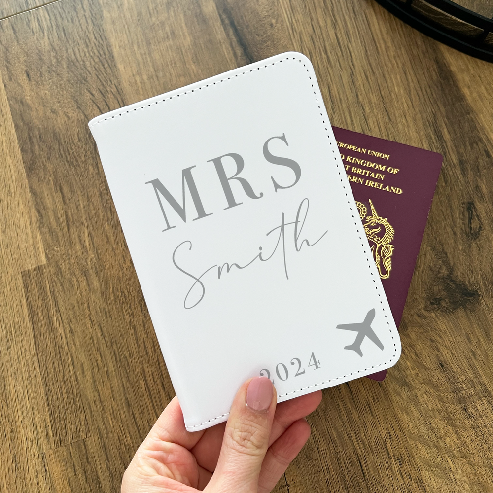 
                      
                        Personalised Mr & Mrs Wedding Passport Covers & Luggage Tag Set
                      
                    