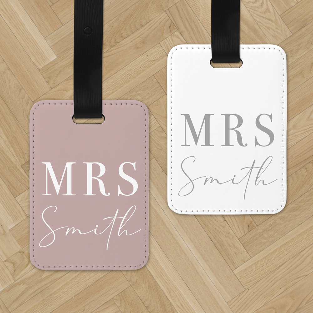 
                      
                        Personalised Mr & Mrs Wedding Passport Covers & Luggage Tag Set
                      
                    