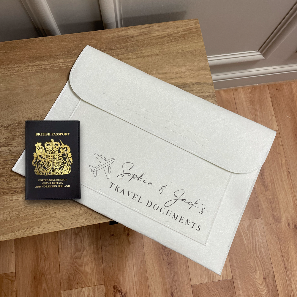 
                      
                        Personalised Travel Documents Folder
                      
                    