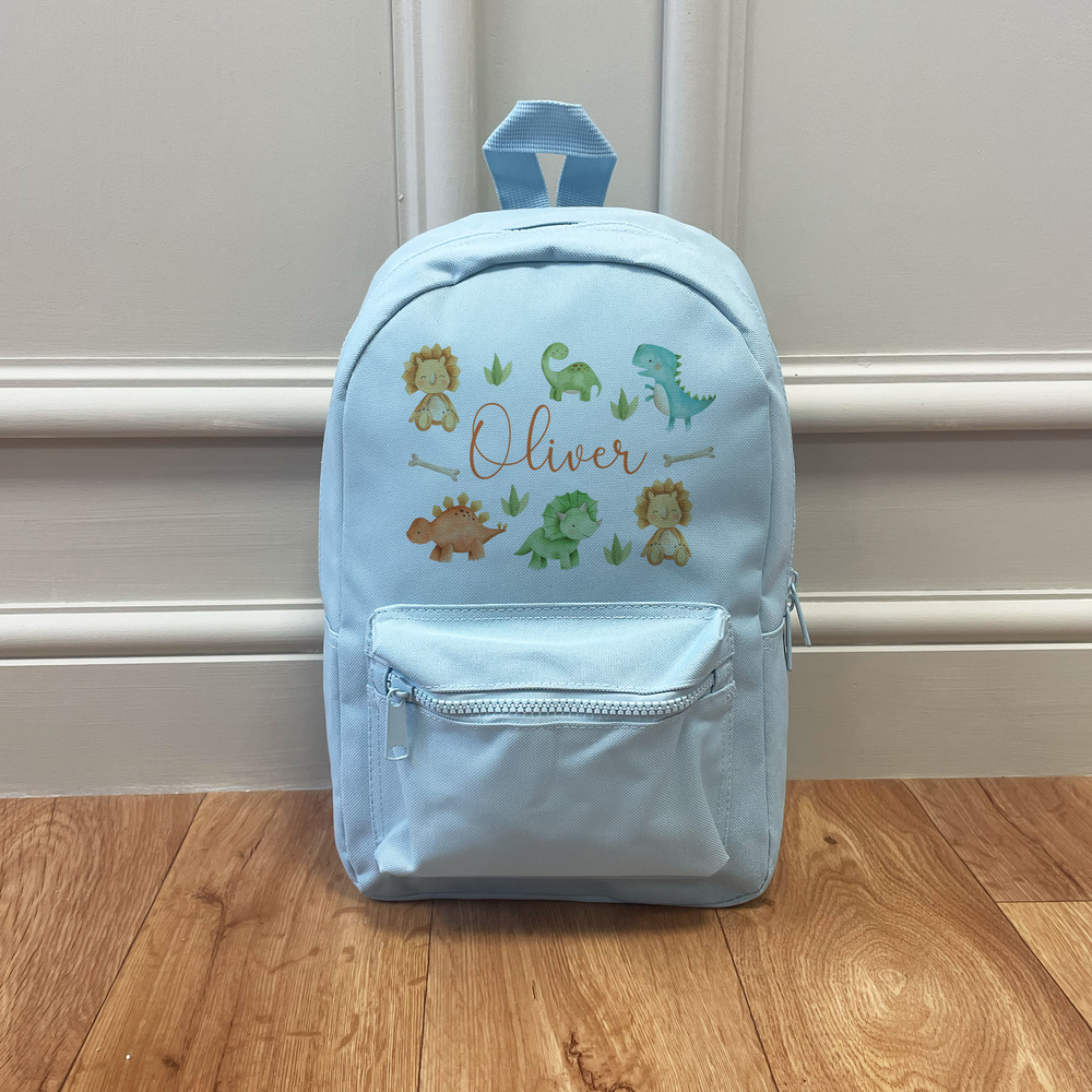 
                      
                        Personalised Dinosaur Backpack
                      
                    