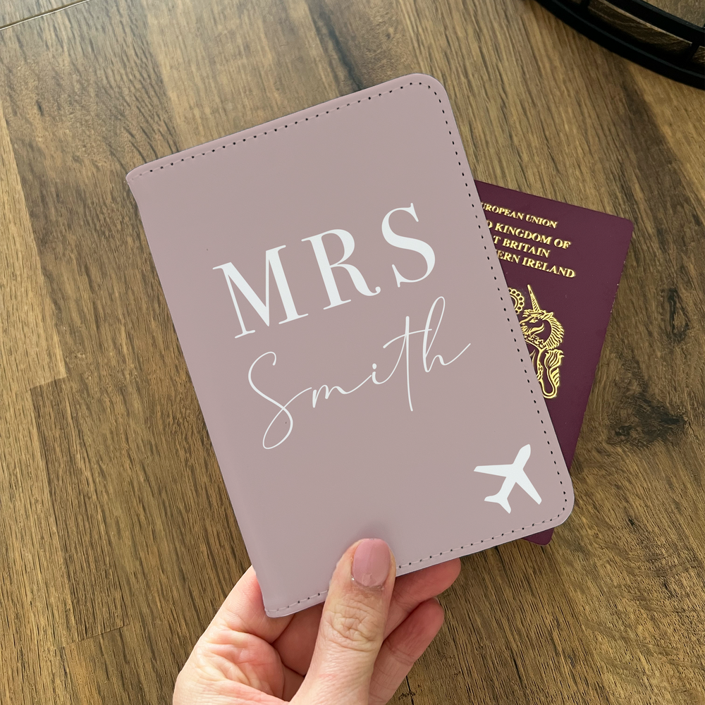 
                      
                        Personalised Mr & Mrs Wedding Passport Covers & Luggage Tag Set
                      
                    