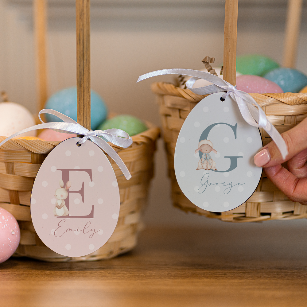 Personalised Easter Basket Tags