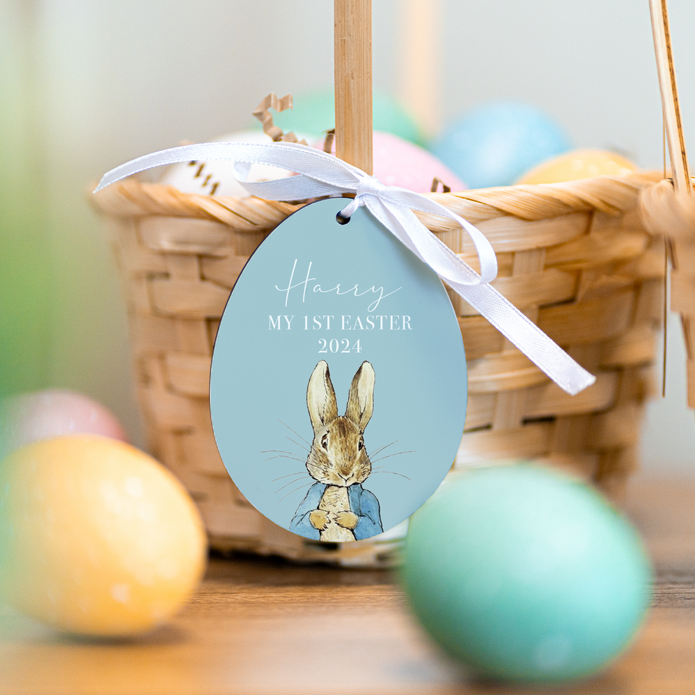 
                      
                        Personalised First Easter Wooden Ornament
                      
                    