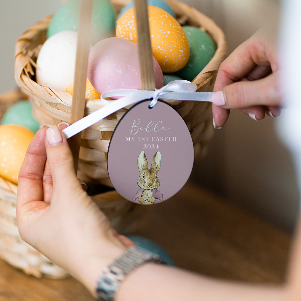 
                      
                        Personalised First Easter Wooden Ornament
                      
                    