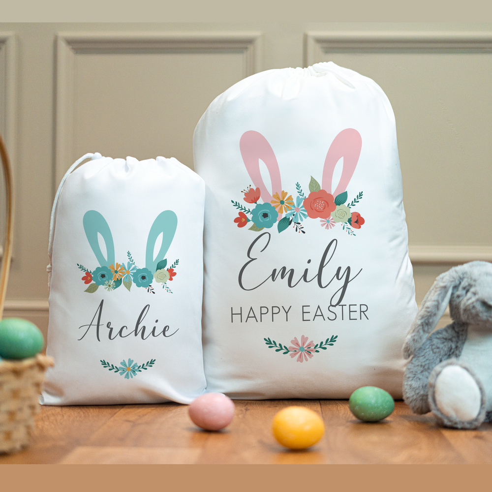 
                  
                    Personalised Easter Rabbit Ears Easter Sacks
                  
                