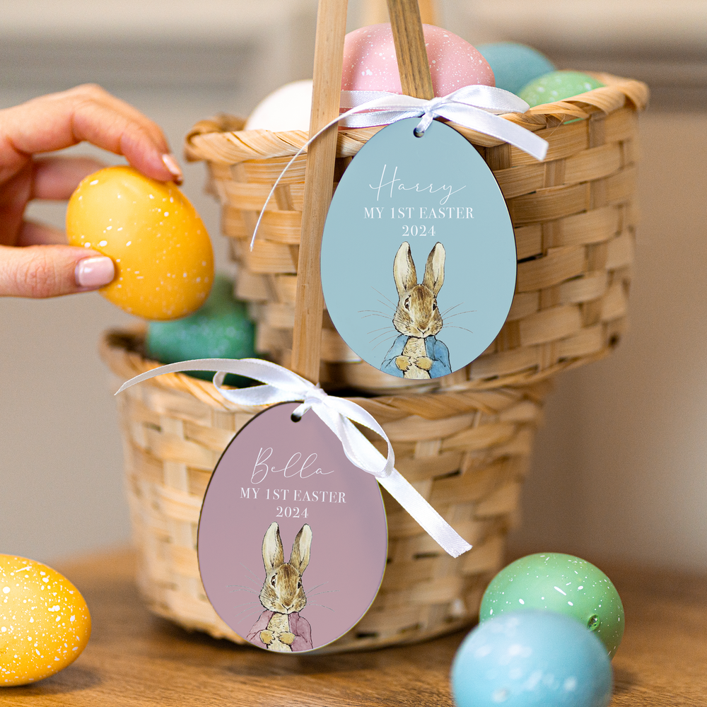 
                      
                        Personalised First Easter Wooden Ornament
                      
                    