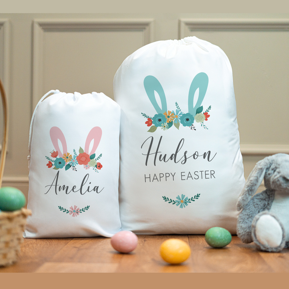 
                      
                        Personalised Easter Rabbit Ears Easter Sacks
                      
                    