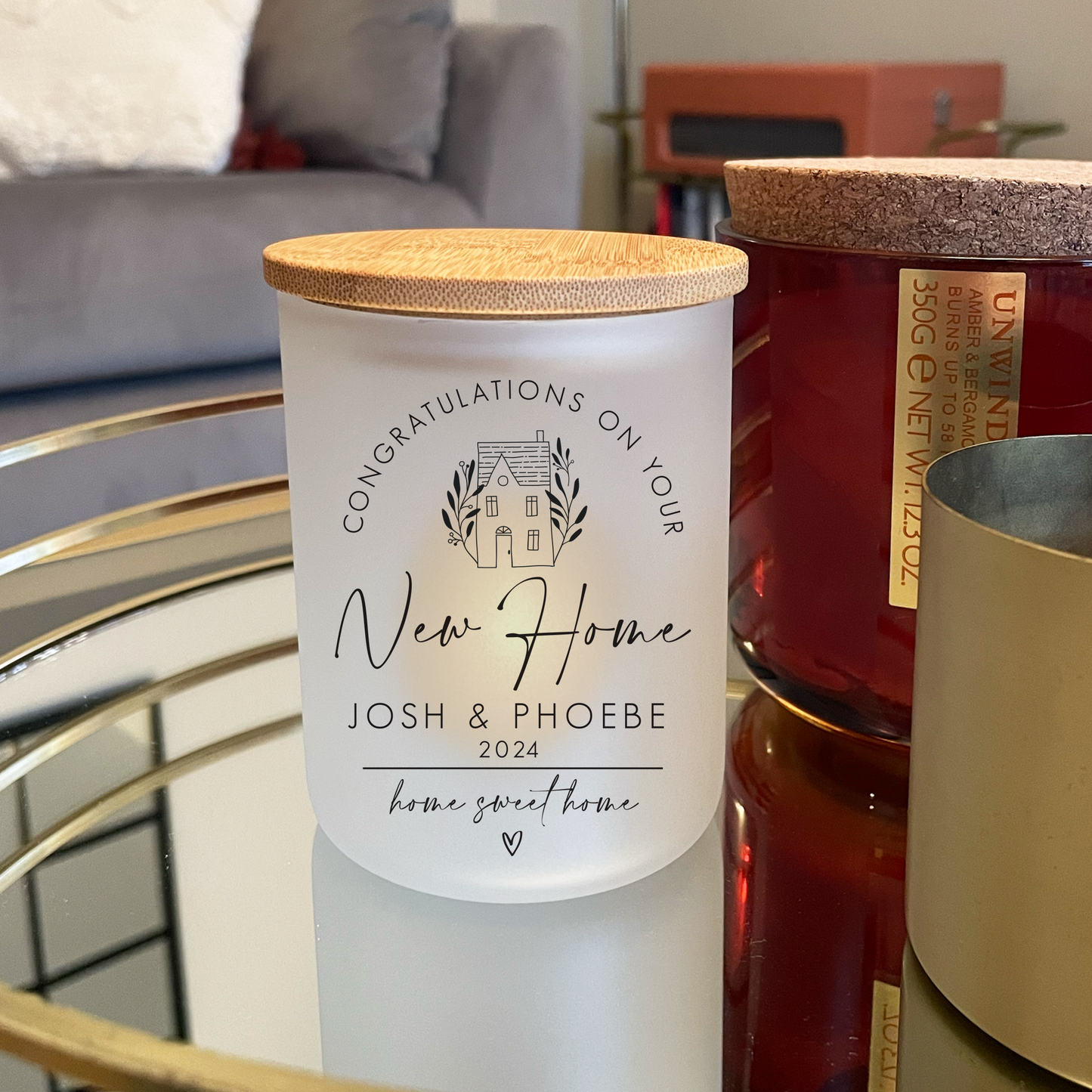 
                  
                    Personalised New Home Candle
                  
                