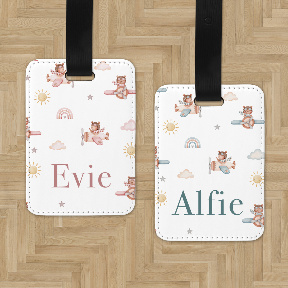 
                      
                        Personalised Airplane Passport Cover & Luggage Tag Set
                      
                    