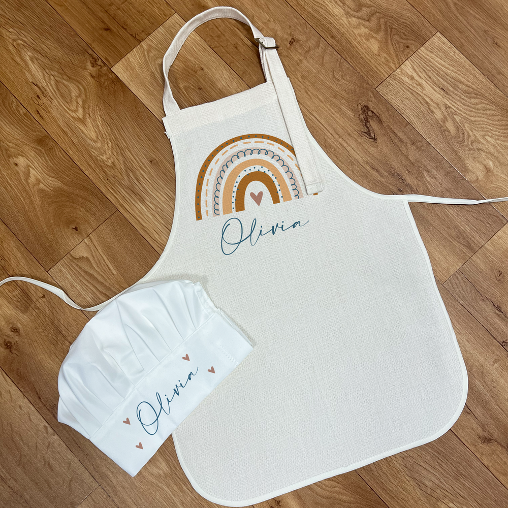 
                      
                        Personalised Rainbow Apron & Chefs Hat Set
                      
                    