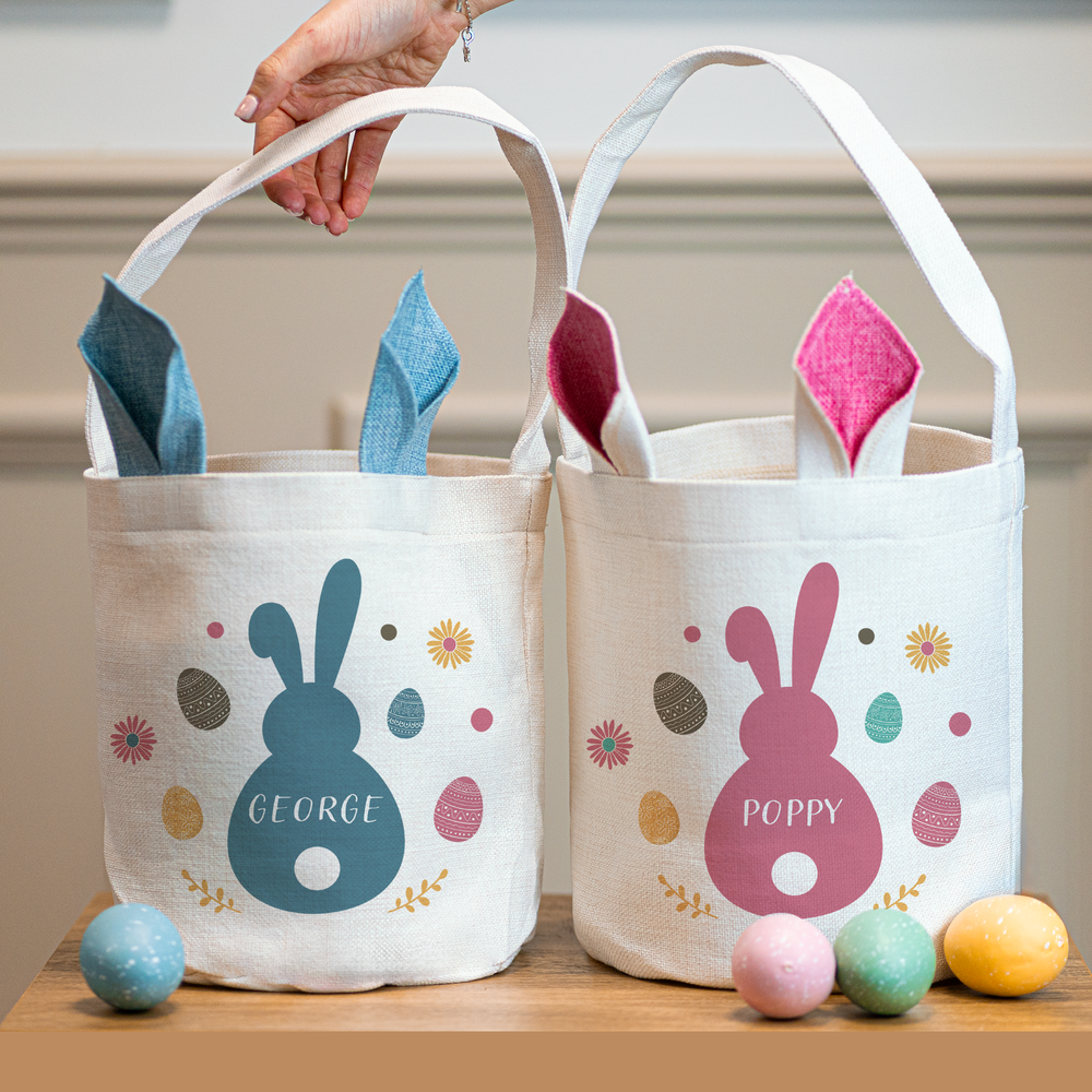 Personalised Easter Bunny Basket