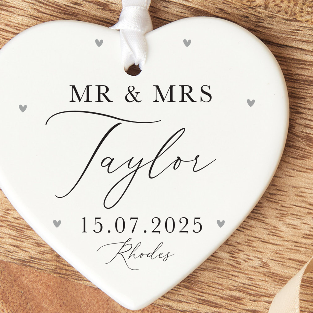 
                      
                        Personalised Wedding Ornament
                      
                    