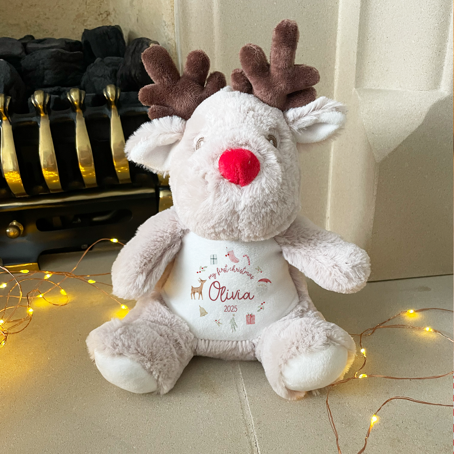 Personalised First Christmas Reindeer Teddy (Copy)