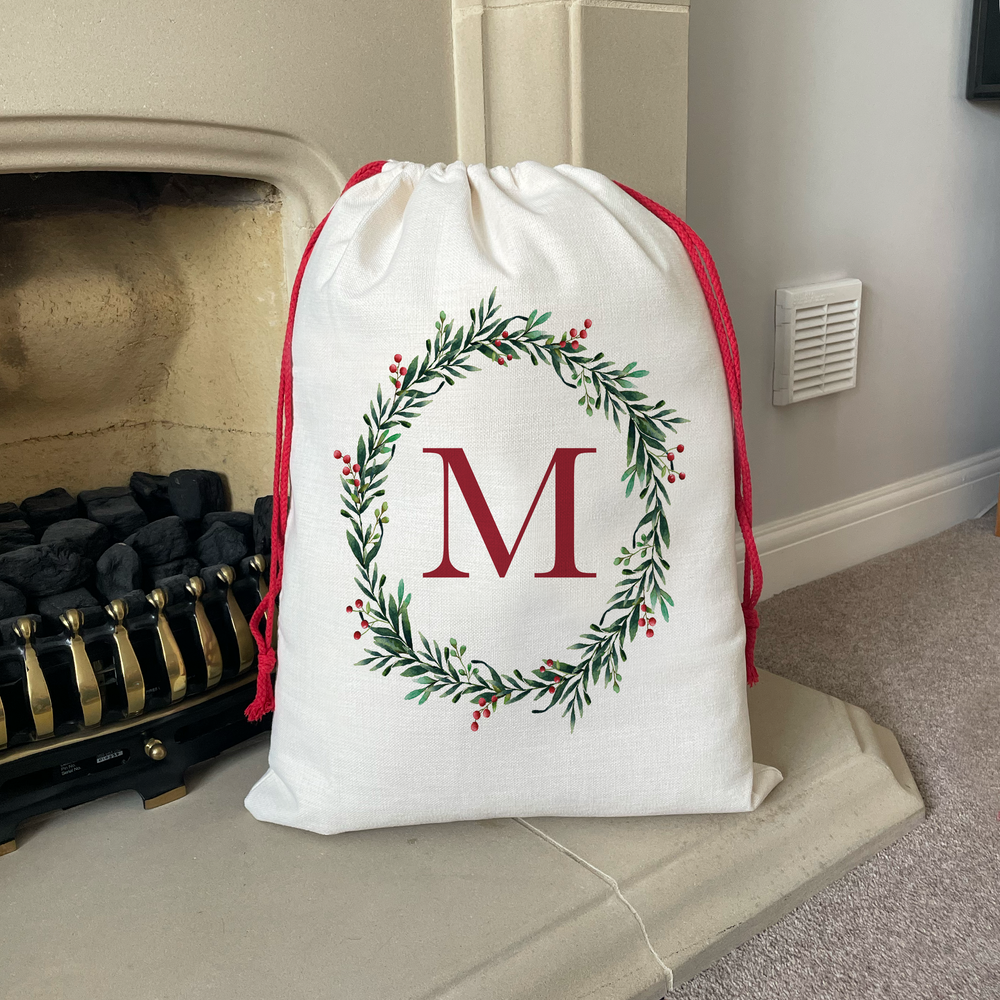 
                      
                        Personalised Wreath Christmas Sack
                      
                    