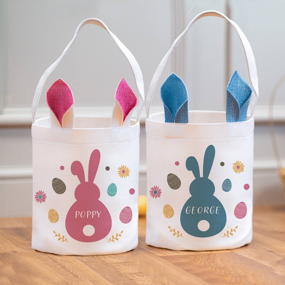 Personalised Easter Bunny Basket