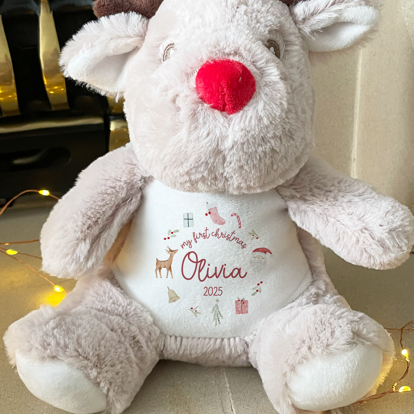 Personalised First Christmas Reindeer Teddy (Copy)