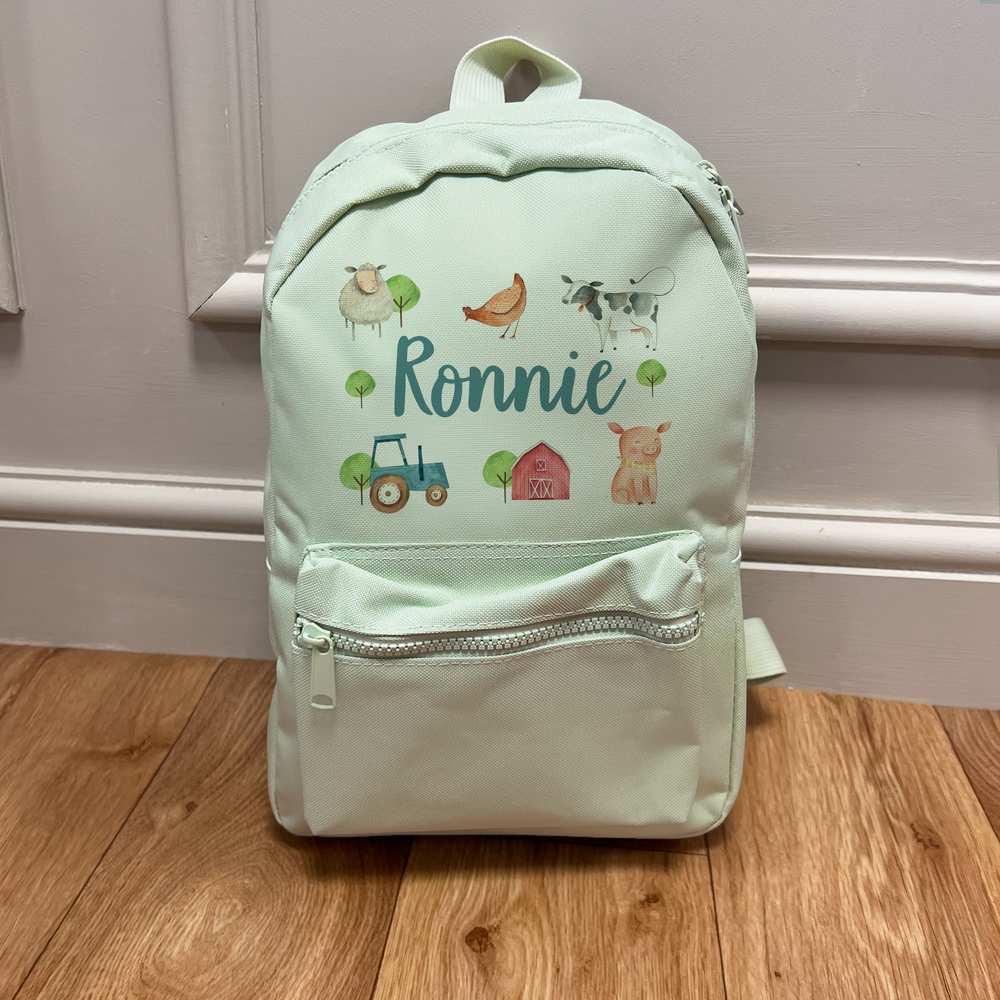 Personalised Farm Backpack