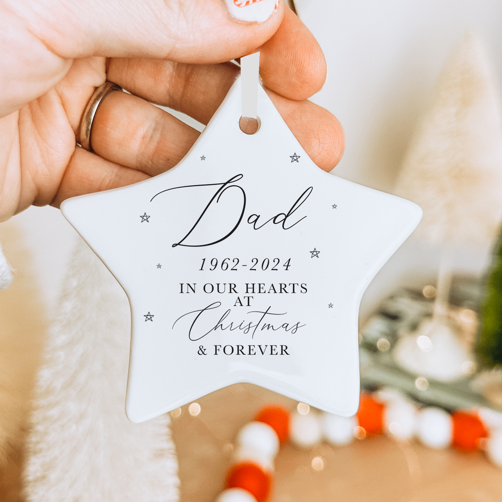 
                      
                        Personalised Memorial Bauble
                      
                    