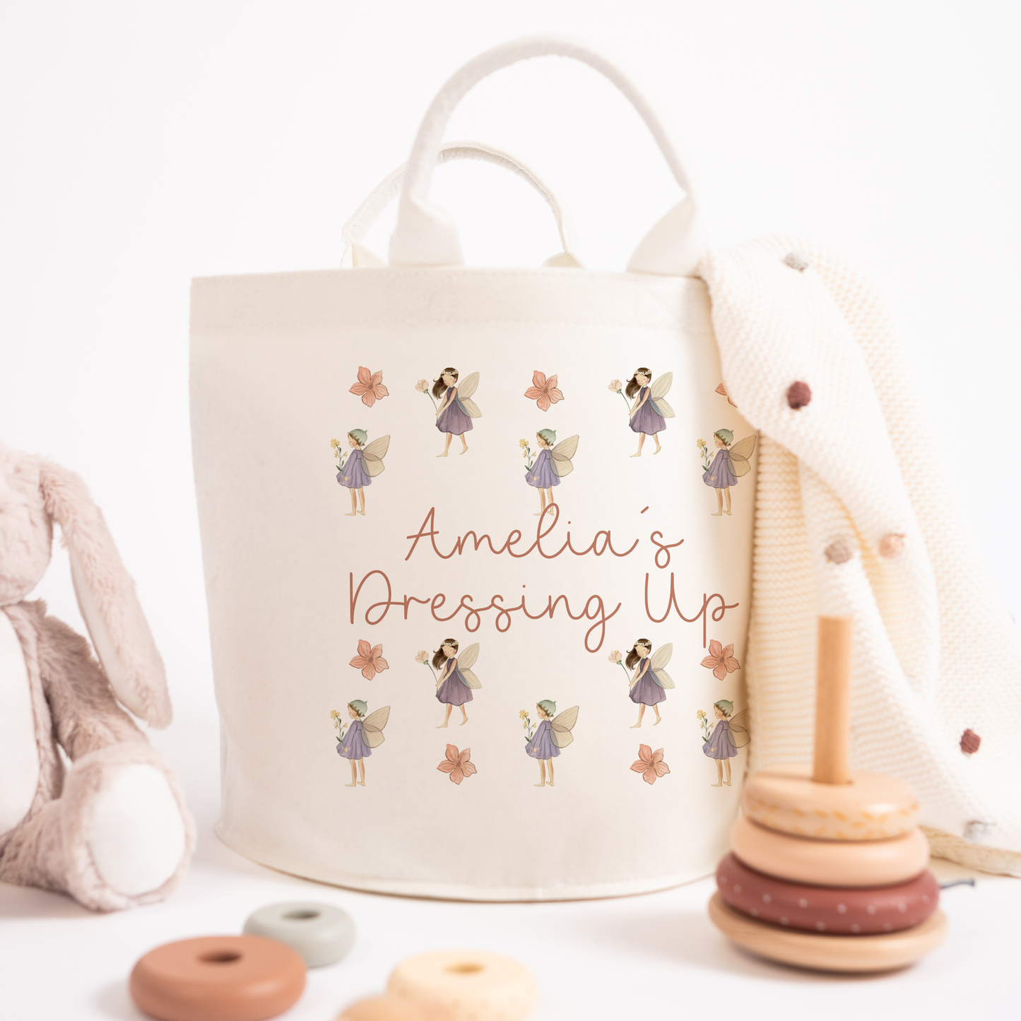 Personalised Fairy Toy Baskets