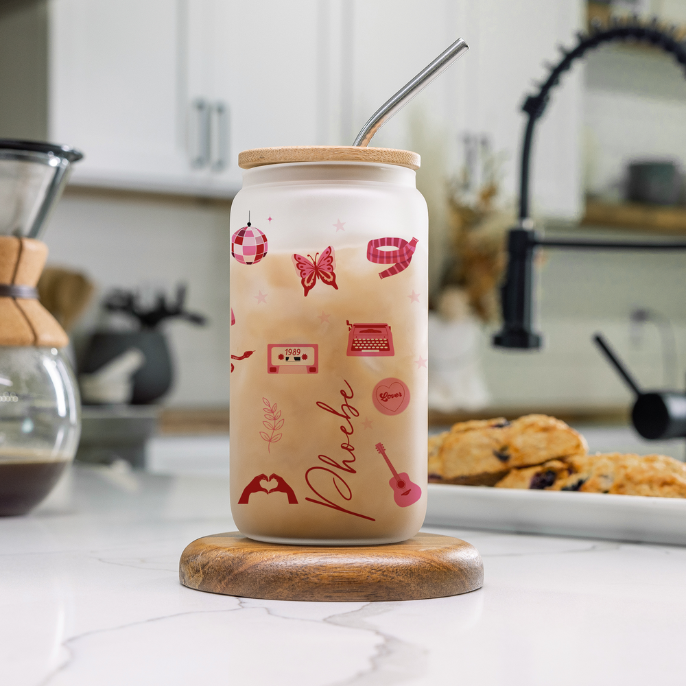 Personalised Eras Glass Tumbler