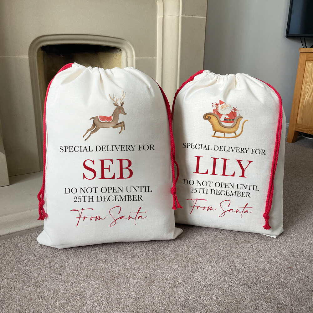 
                      
                        Personalised Christmas Sacks
                      
                    