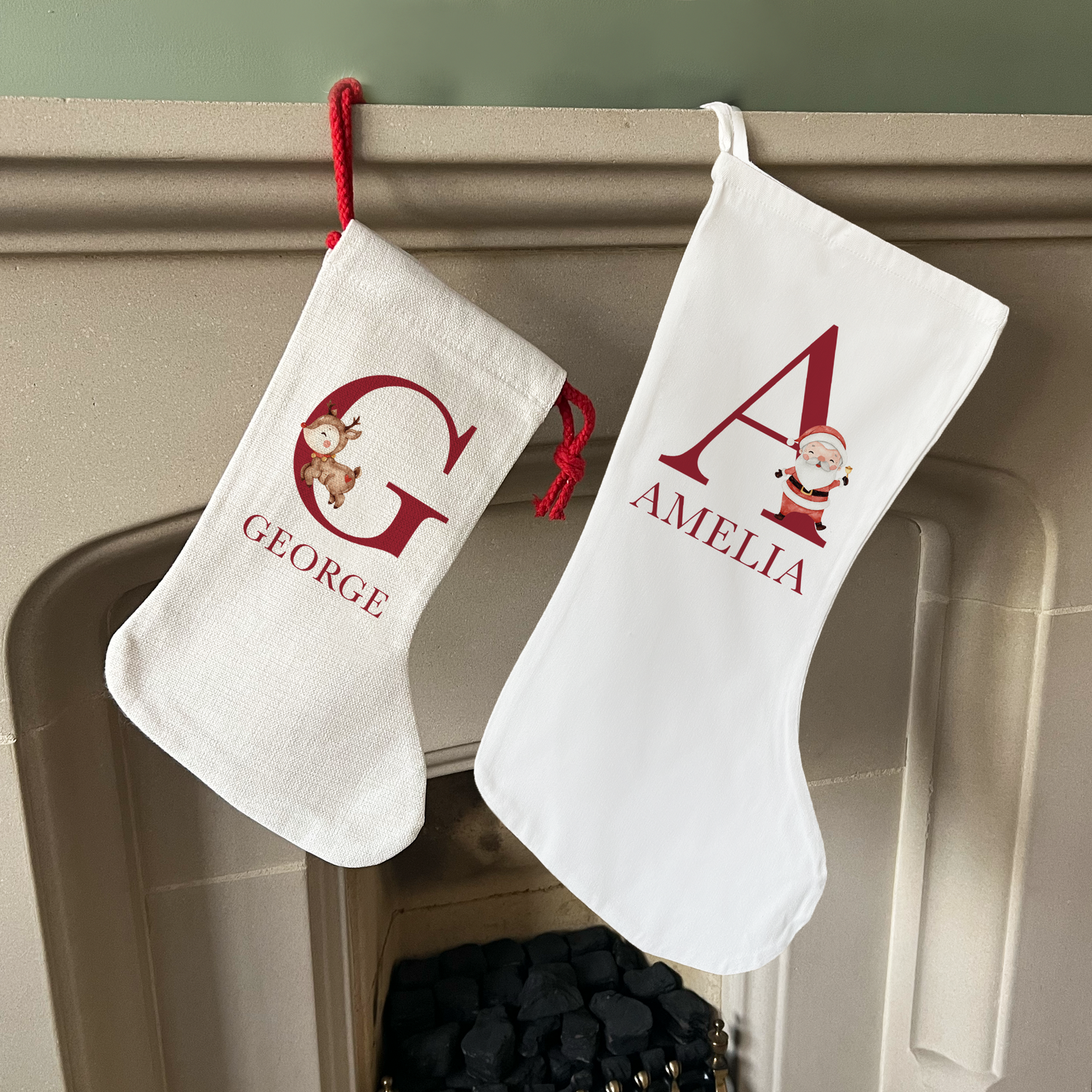 Personalised Christmas Initial Stocking