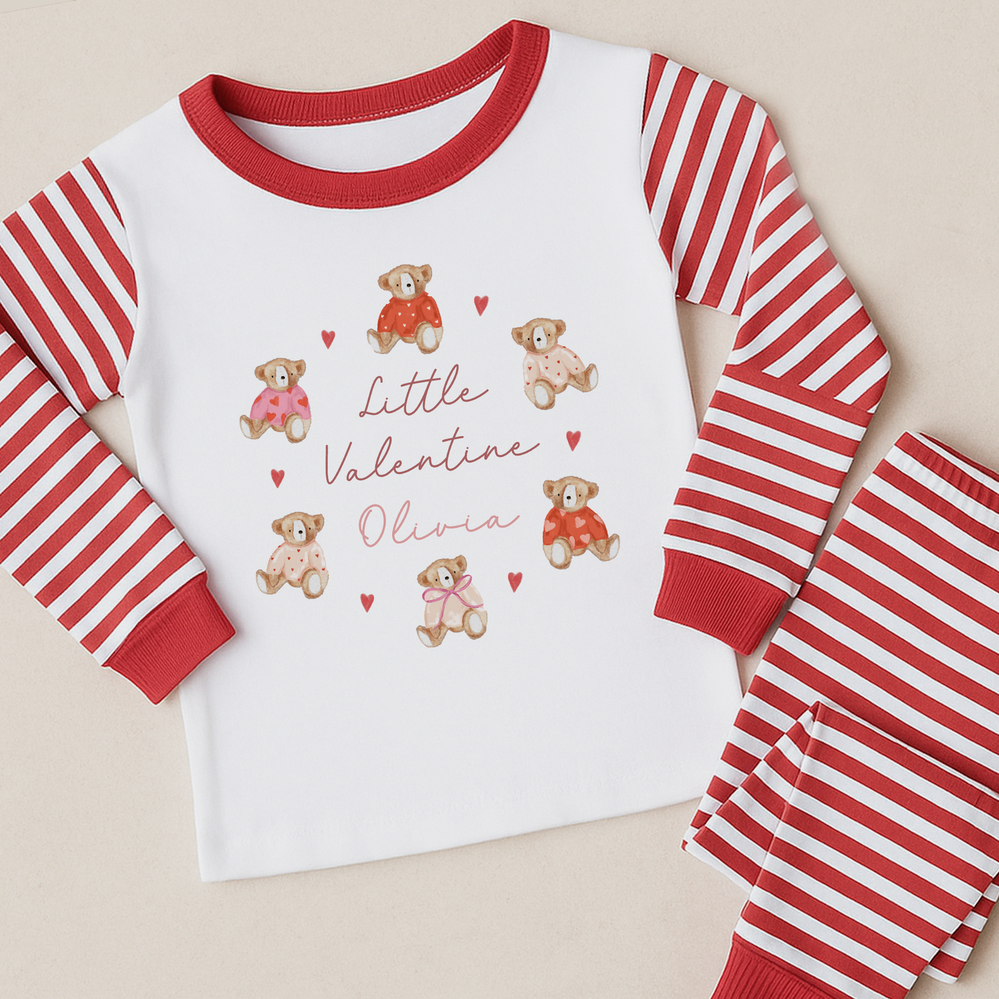 Personalised Valentine's Day Pyjamas