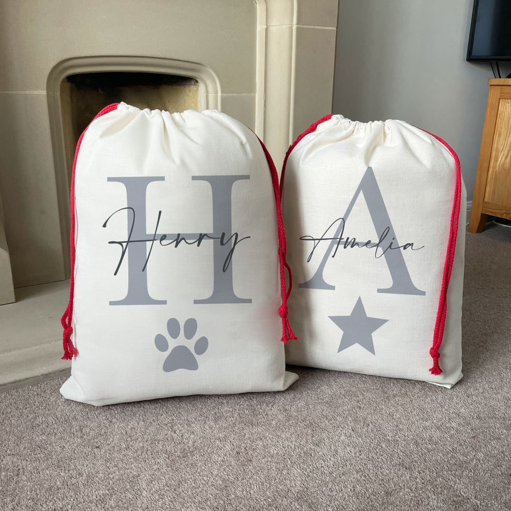 
                      
                        Personalised Initial Christmas Sacks
                      
                    