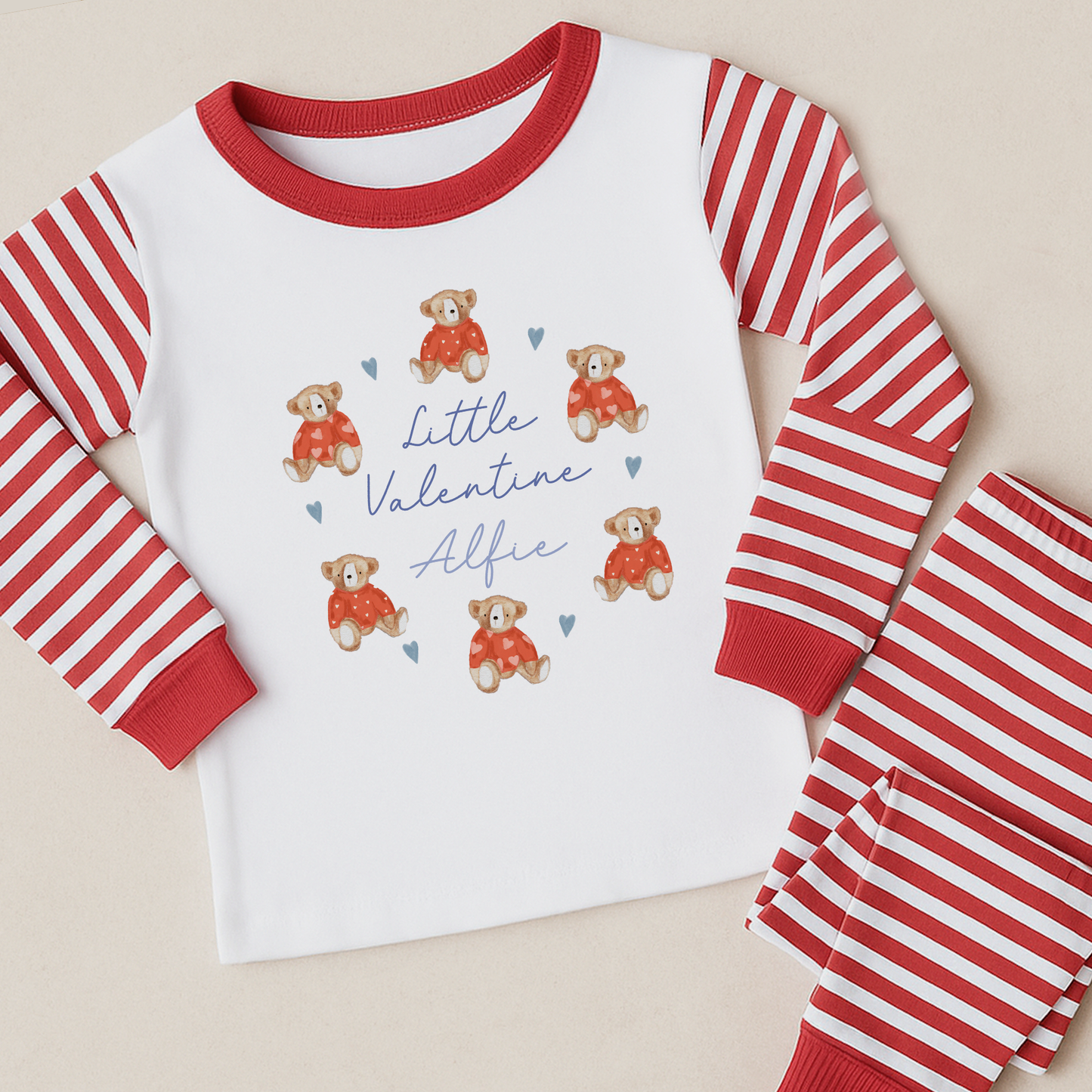 Personalised Valentine's Day Pyjamas