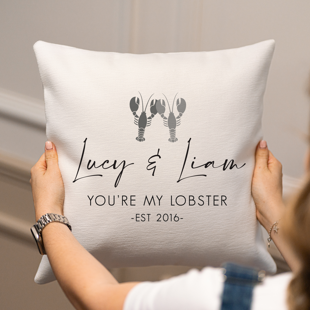 Personalised Lobster Cushion