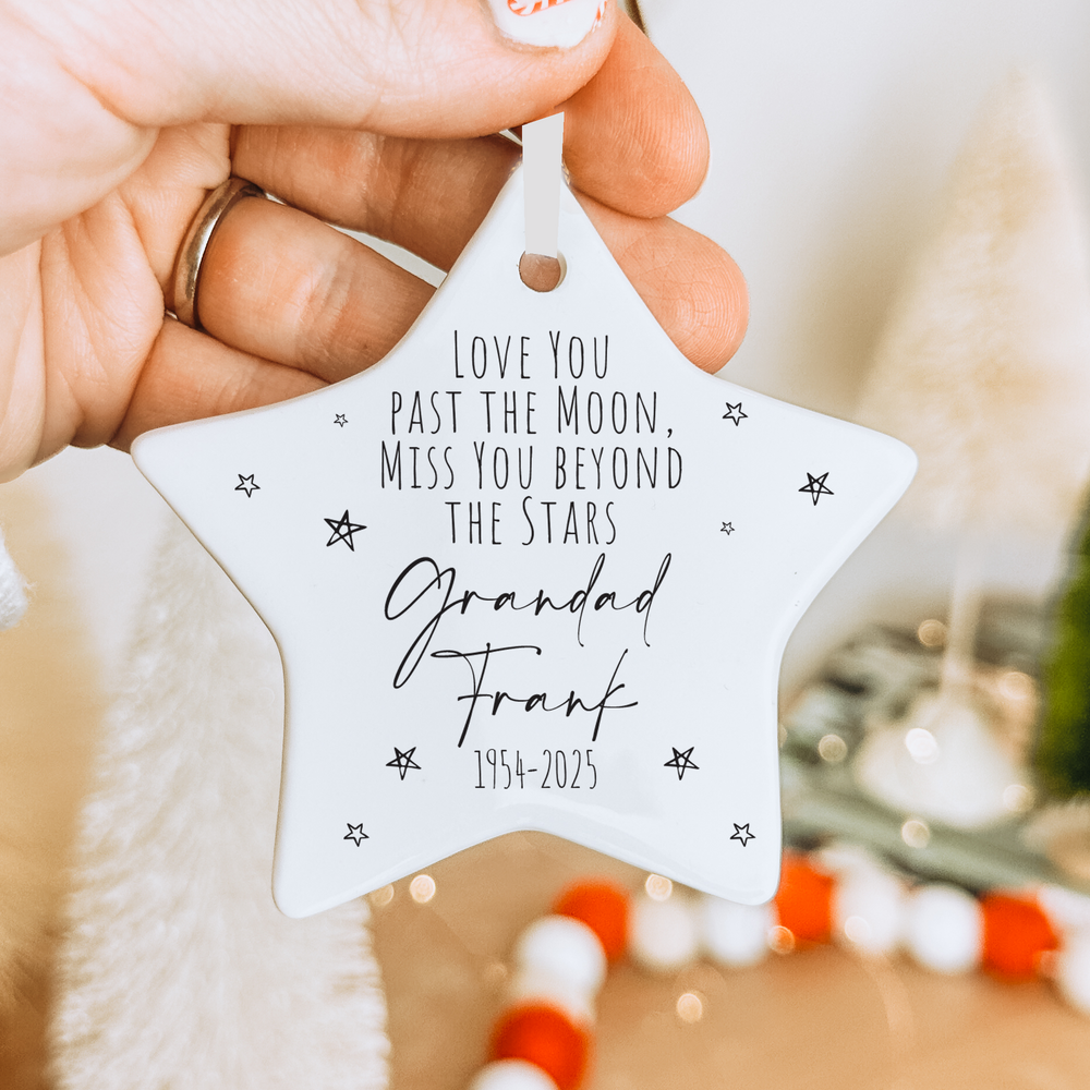Personalised Memorial Bauble