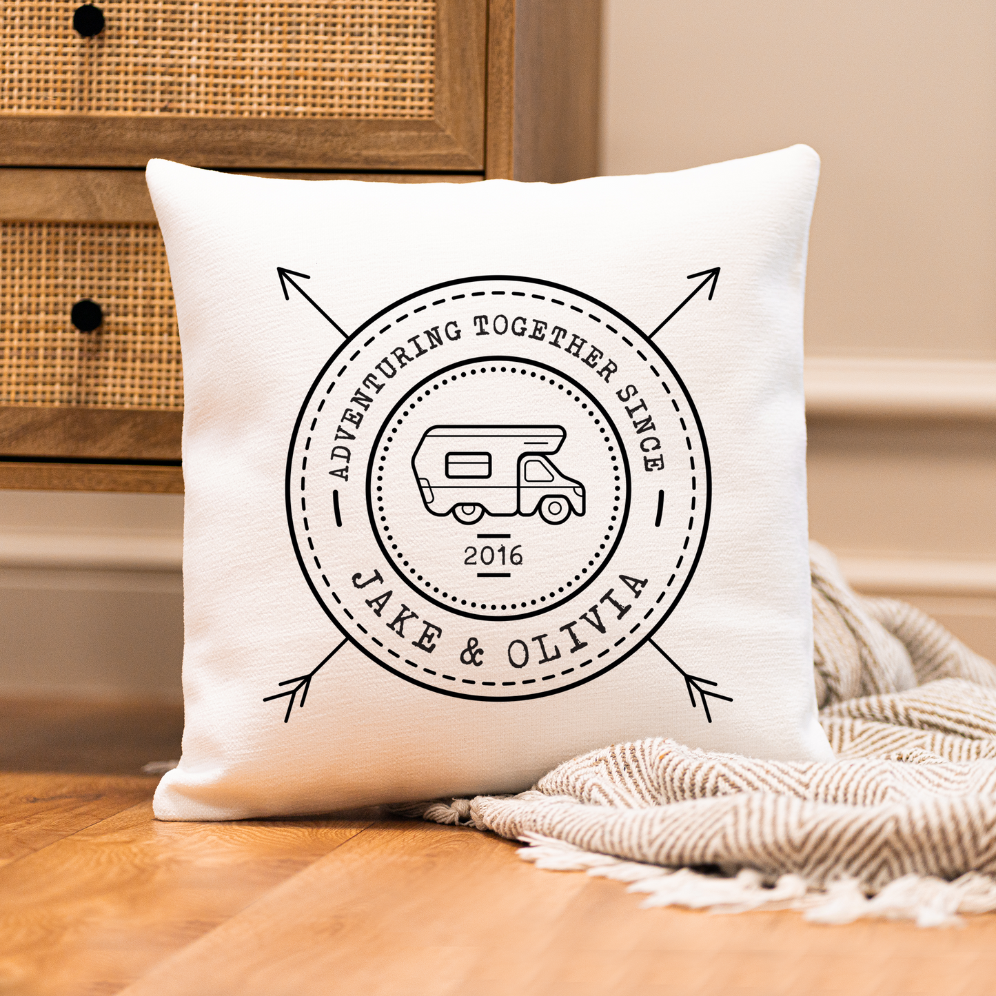 Personalised Camper Van Cushion