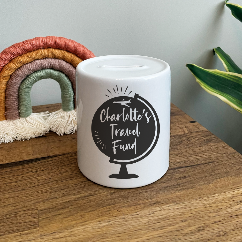 Personalised Travel Fund Money Box