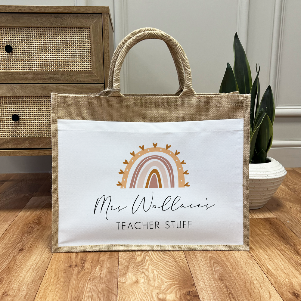 
                  
                    Personalised Teacher Stuff Rainbow Bag
                  
                