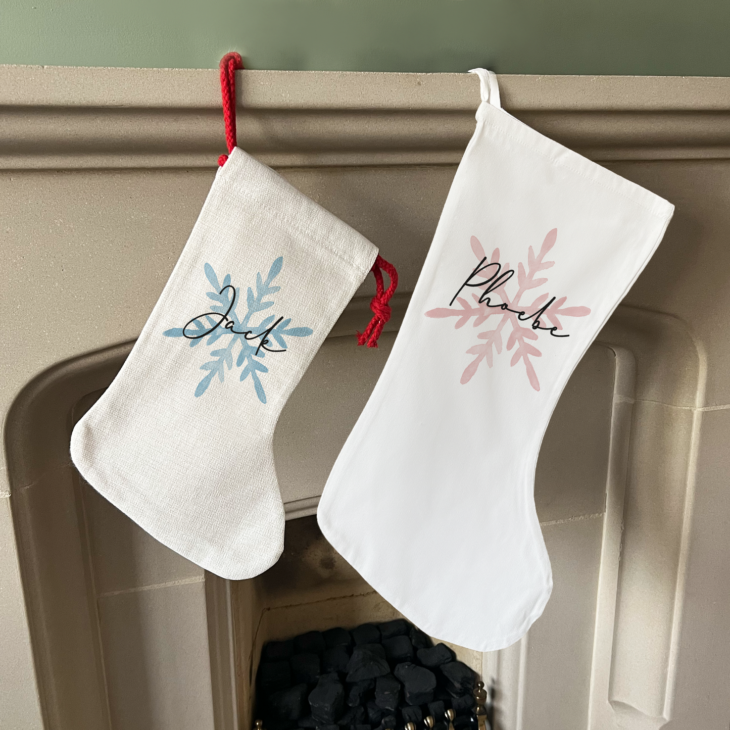 Personalised Snowflake Stocking