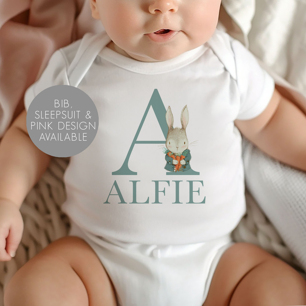 Personalised Easter Baby Vest and Sleepsuit