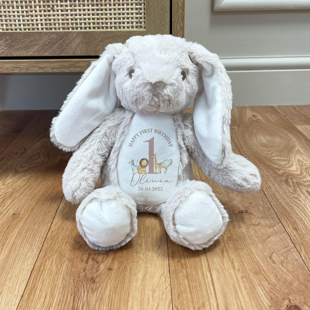 
                      
                        Personalised First Birthday Bunny Teddy
                      
                    